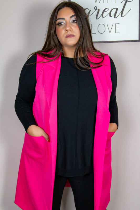 Gilet lungo Flora