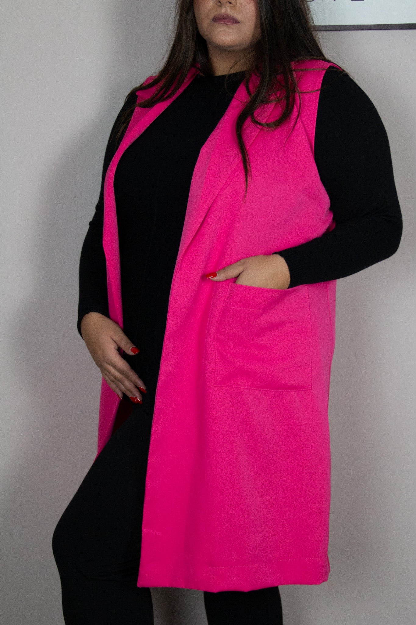 Gilet lungo Flora