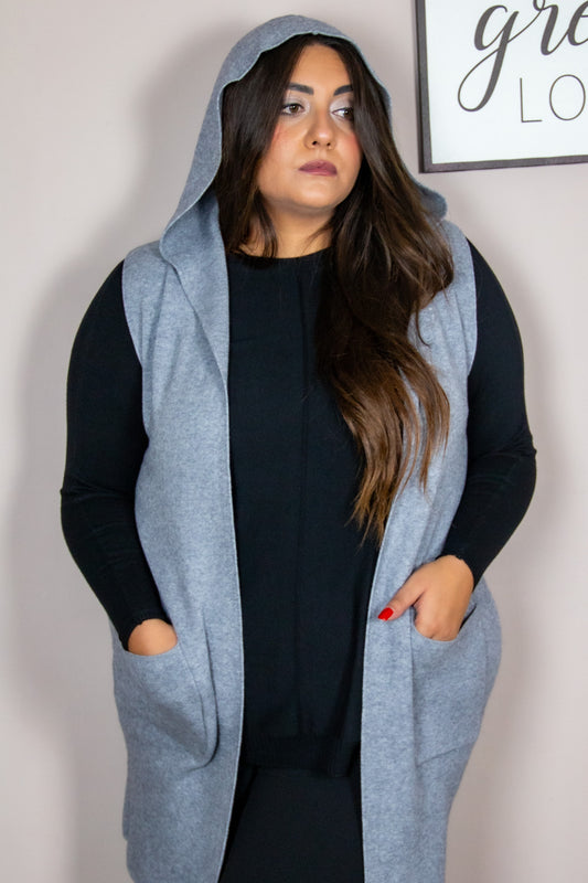Cardigan smanicato Melly