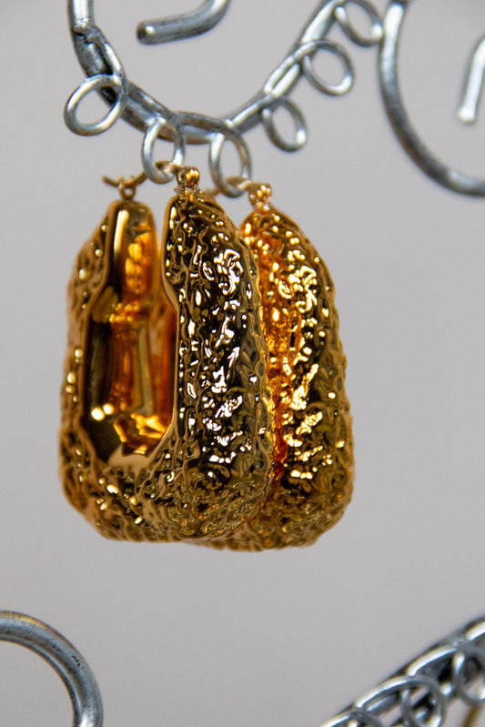 Orecchini Petra gold
